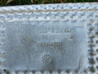 1997 BMW 528i E39 - Heat Resistant Plate Right Engine Support Gerhardi 514882119472